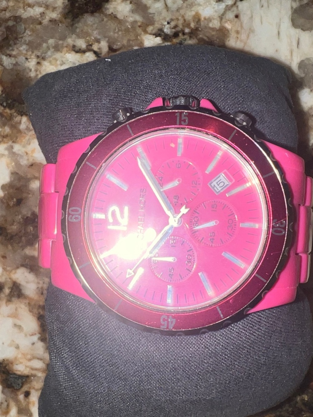 Michael Kors pink watch